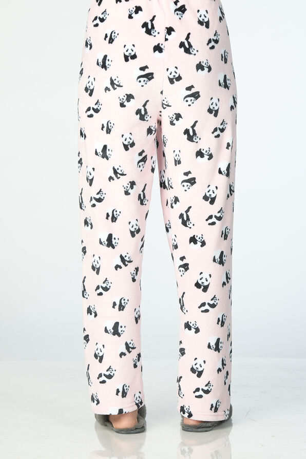 Panda Pajama Set, Pink, original image number 4