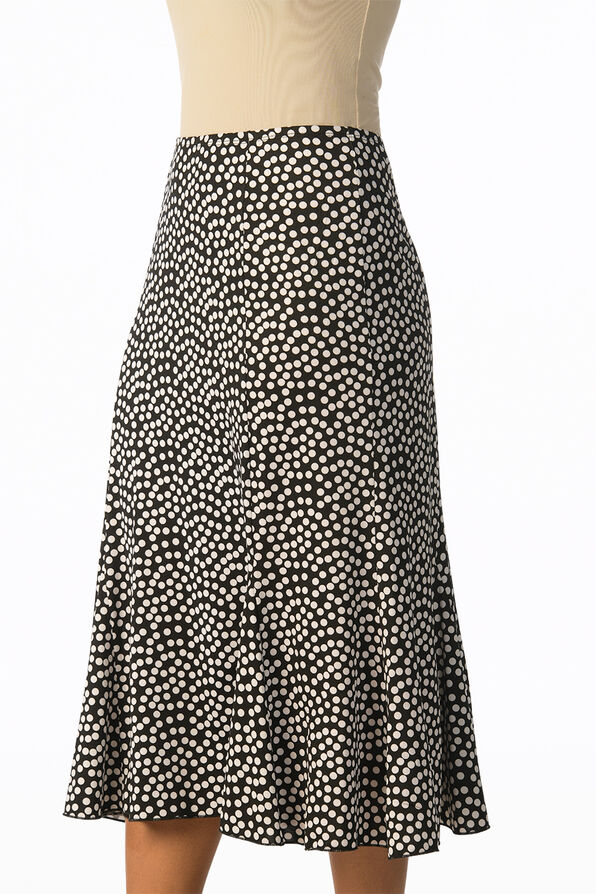 Polkadot Skirt, Black, original image number 2