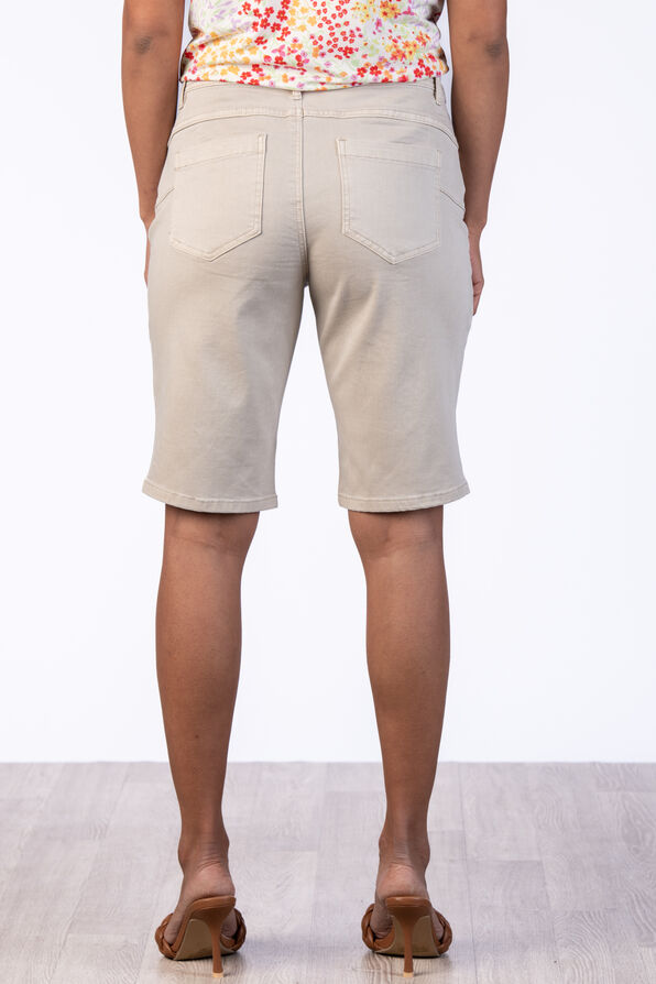 Neutral Bermuda Shorts, Beige, original image number 2