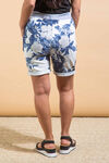 Floral Jogger Shorts, Blue, original image number 2