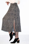 Fantastic Pleated Twirl Skirt , Brown, original image number 3