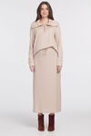 PULL ON MAXI SKIRT WITH SIDESLIT, Oatmeal, original image number 0