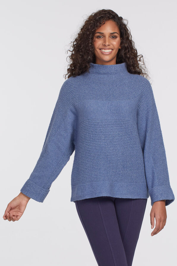 The Most-Wanted Flare-Sweater, Blue, original image number 0