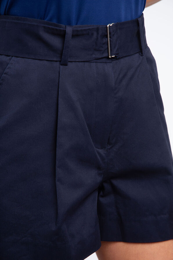Belted Shorts, Navy, original image number 3