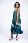 Sleeveless Midi Tie-Dye Dress, , original image number 1