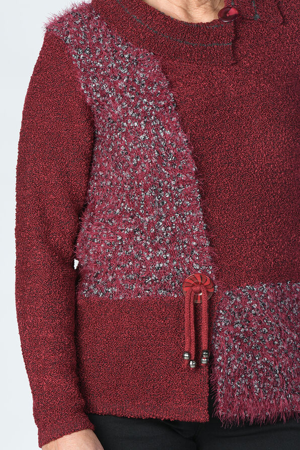Antique Sweater, Red, original image number 2