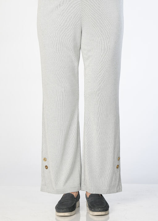 Beaming Button Flare Pants, Taupe, original