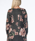 Floral Blush Pocket Shirt, Black, original image number 1