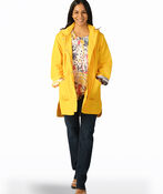 Hooded Raincoat , Yellow, original image number 0