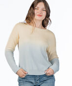 Ombre Hi-Lo Cotton Sweater, , original image number 0