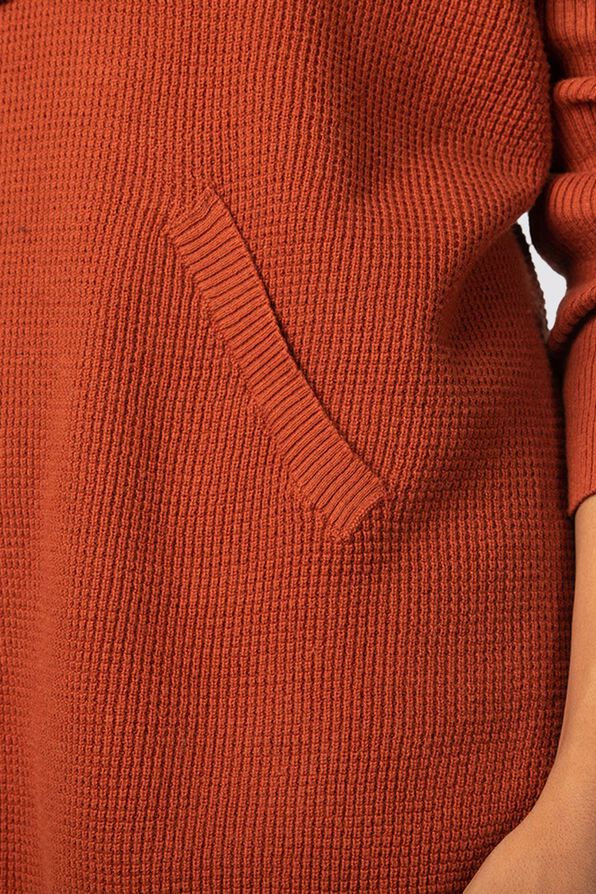 Auburn Tunic Sweater , Rust, original image number 3