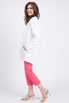 Long Sleeve Button Down Tunic, White, original image number 0
