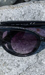 Bling Frame Sunglasses, Black, original image number 2