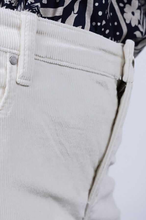 5 Pocket Corduroy Pants , Cream, original image number 2