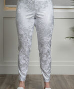 Glisten Petal Slit Pull-On Pant, White, original image number 0