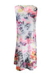 Sleeveless Floral Print Midi Dress, Pink, original image number 1