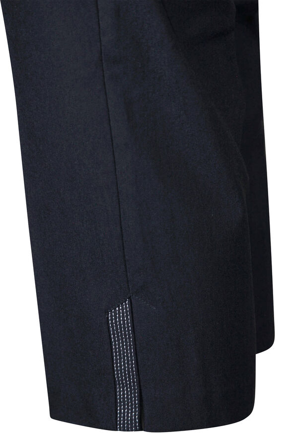 Tummy Control Capri Pant with Metallic Stripes, Black, original image number 2