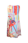 Sleeveless Tunic with Painting Print , Multi, original image number 1