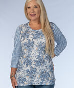 Oxford Knit Shirt, Blue, original image number 0