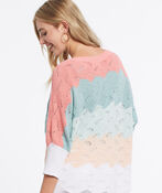 Pointelle Cali Sweater , Pink, original image number 1