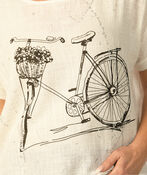 Dressy Bicycle Tee, White, original image number 3