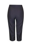 Pull On Capri with Button Detail, Navy, original image number 1