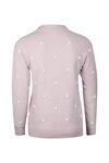 Eyelash Polka Dot Sweater, Pink, original image number 1