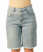 Bermuda Jean Shorts, Denim, original image number 0
