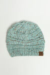 Cable Knit Beanie , Green, original image number 0