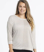 Multi-Stripe Linen-Mix Shirt, Olive, original image number 0