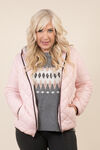 Fur Lined Puffer Jacket, Pink, original image number 0