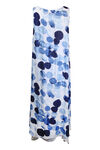 Sleeveless Layered Midi Dress with Pintuck, Blue, original image number 1