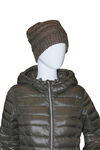 Cable Knit Beanie , Olive, original image number 1
