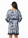Kimono Dress, Navy, original image number 1