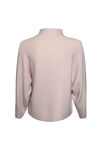Chic Mock Neck Sweater, Pink, original image number 1