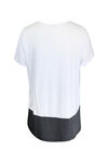 Stripe Colour Block T-Shirt, White, original image number 1