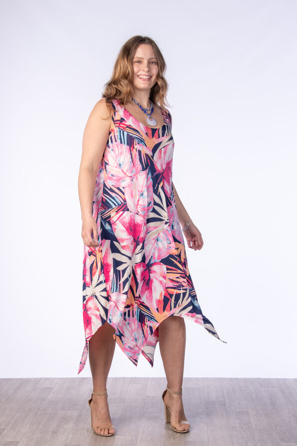 Fuschia Dress, Pink, original image number 2