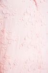 Floral Applique Button-Up Blouse, Pink, original image number 5