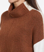 Neutral Block Sweater, Brown, original image number 5