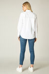 Long Sleeve Button-Up Blouse , White, original image number 1