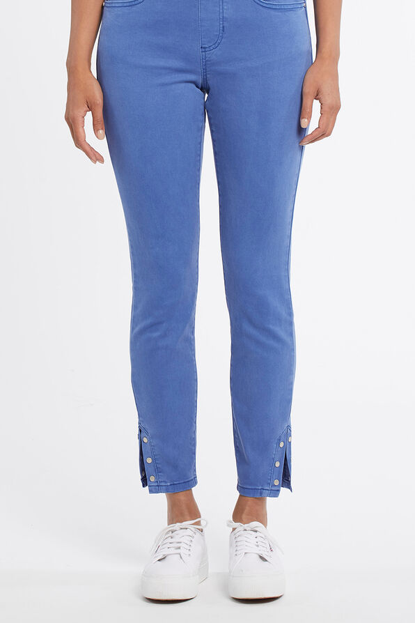 Super Soft Denim Pants, Blue, original image number 0