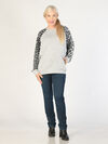 Leopard-Spice Sweater Sweatshirt, Grey, original image number 1