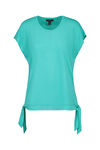 Cap Sleeve T-Shirt with Side Ties, , original image number 0