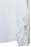 Sheer Long Sleeve Blouse, White, original image number 2