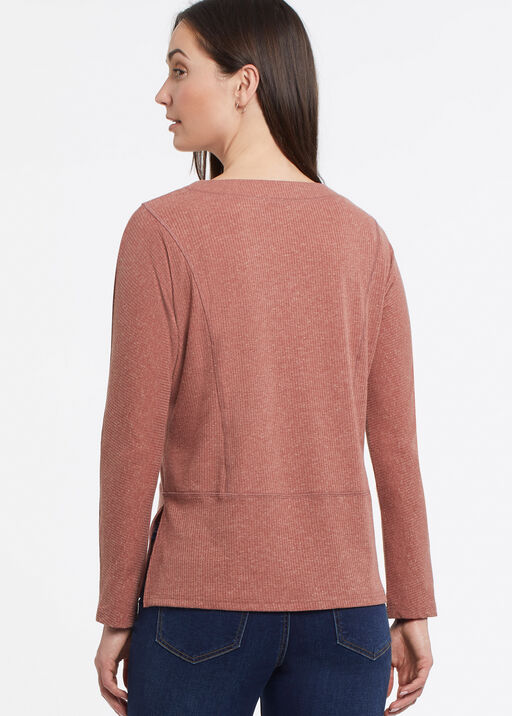 Essential Henley Sweater, Rust, original