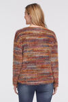 Space-Dye Eyelash Sweater, Rust, original image number 1