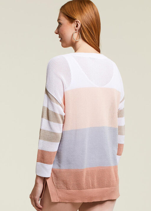 Mesh Spring Sweater , Multi, original