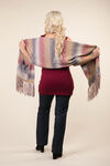 Long Knit Scarf with Pockets, Multi, original image number 1