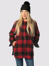 Suzanne's Plaid Shacket, Red, original image number 5
