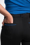 Contrast Stitch Pull-On Pant, Black, original image number 5